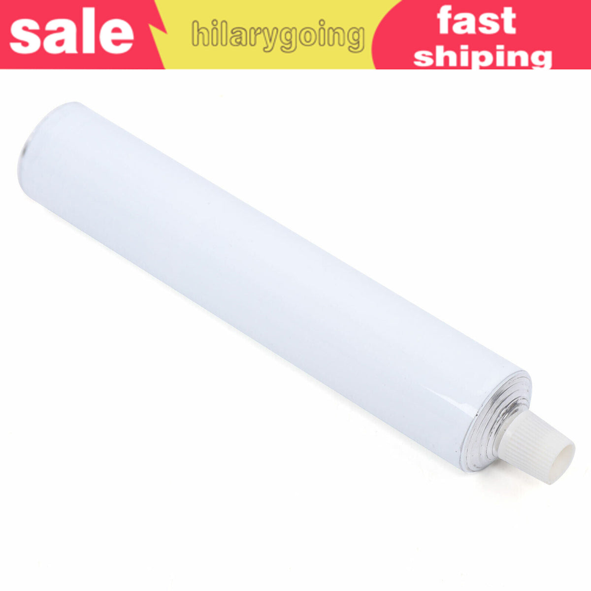 100ml Aluminum Toothpaste Tubes with Needle Cap - 100 Pack