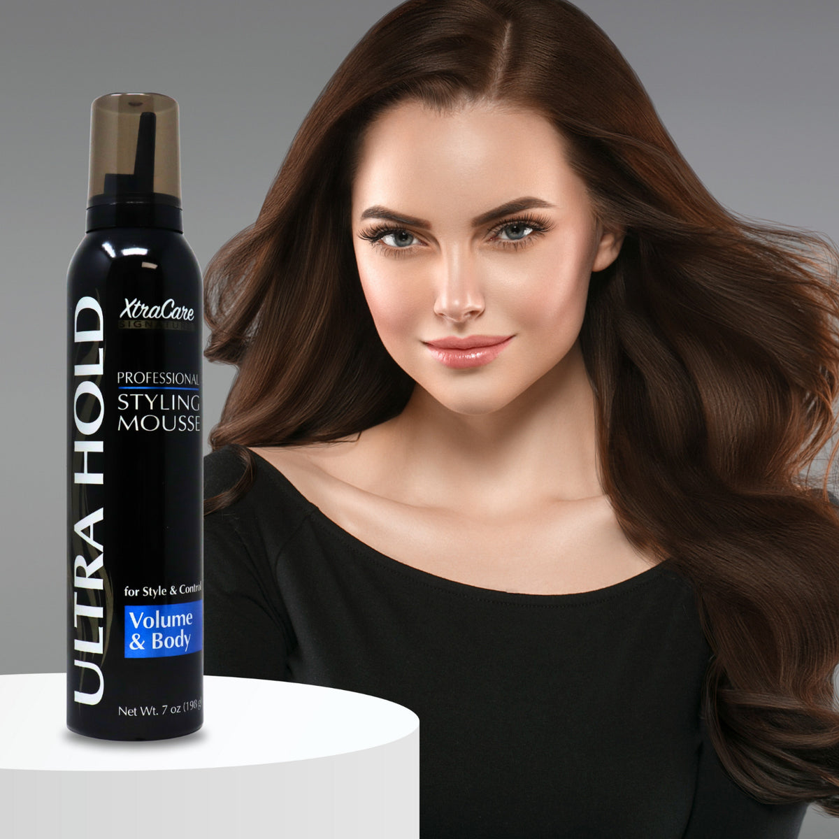 Ultra Hold Hair Styling Mousse 7 oz - 2 Pack for Volume & Control