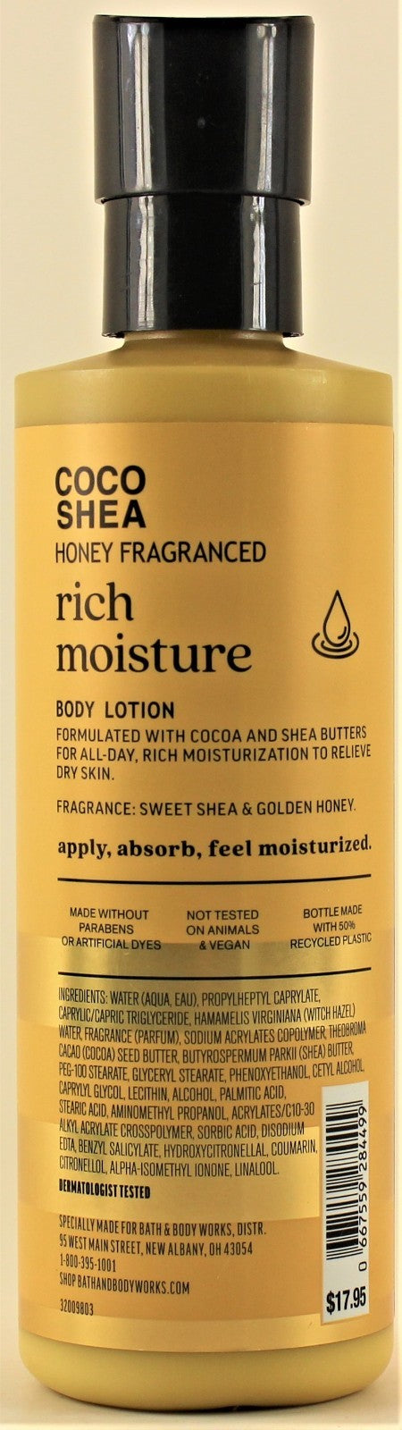 Coco Shea Honey Body Lotion 7.8oz - 3 Pack