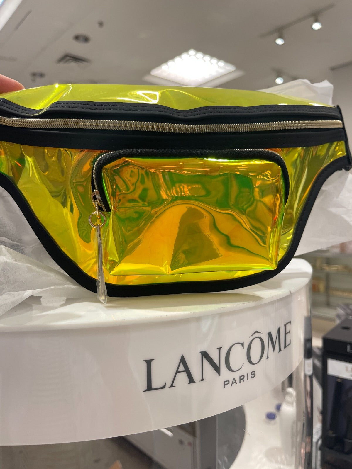 Holographic Belt Bag - Lancome Signature Yellow New