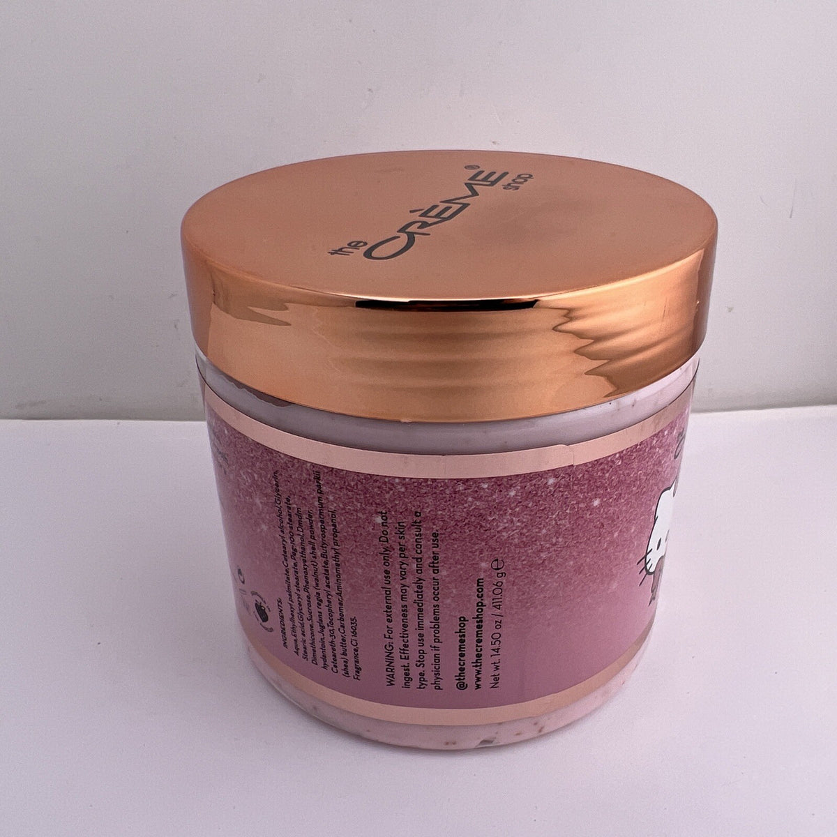 The Creme Shop x H Kitty Crystal Cleanse Sugar Body Scrub COCO ROSE,
