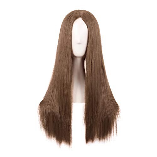 Long Straight Synthetic Wig - Heat Resistant & Elegant 28 Inch Style