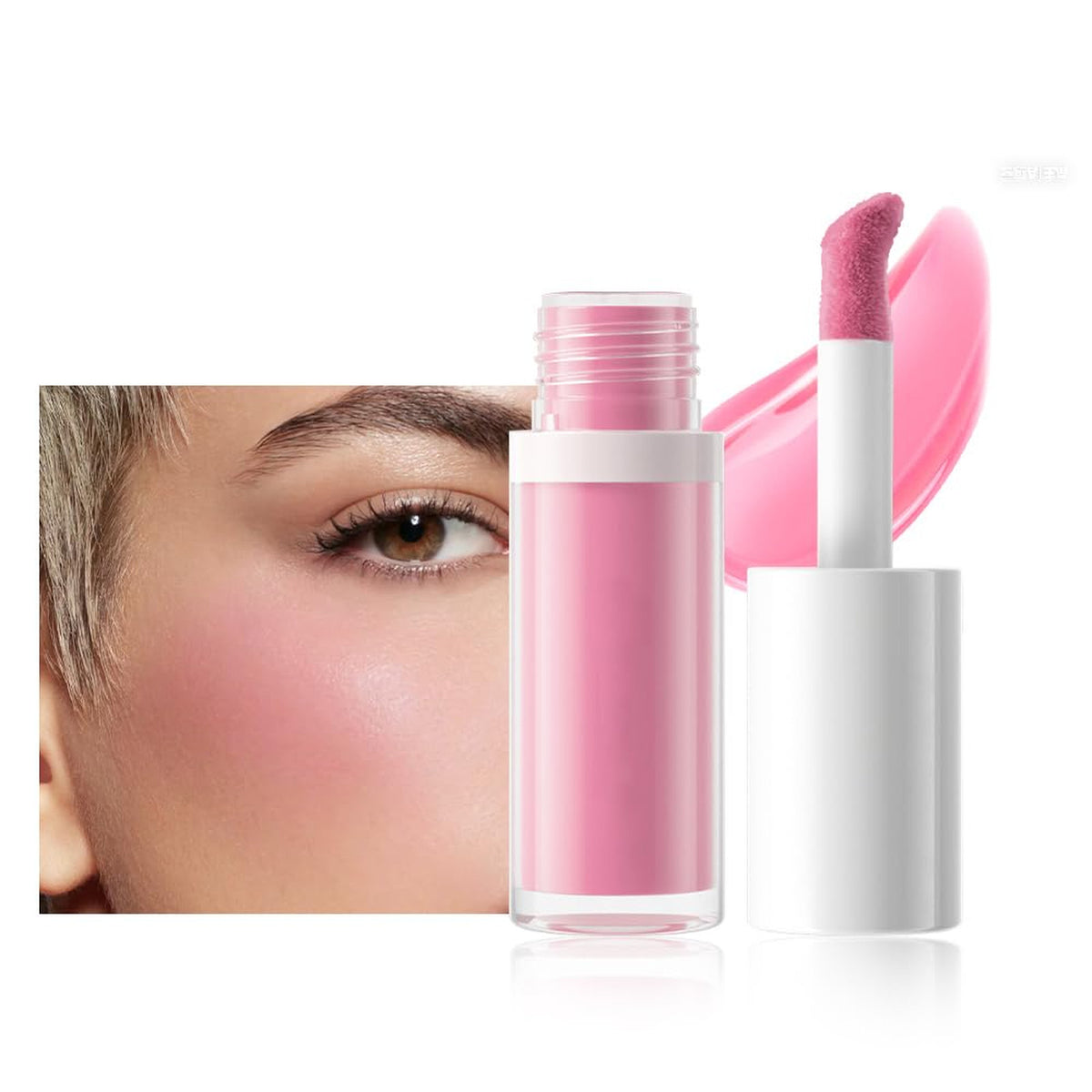 Liquid Blush Makeup Lavender Pink - Highly Pigmented, Long-Lasting Cheeks, Lips & Eyes