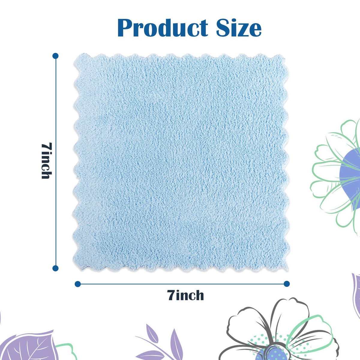 Makeup Remover Cloths - Ultra Soft Reusable Facial Cleansing Pads, Pack of 24