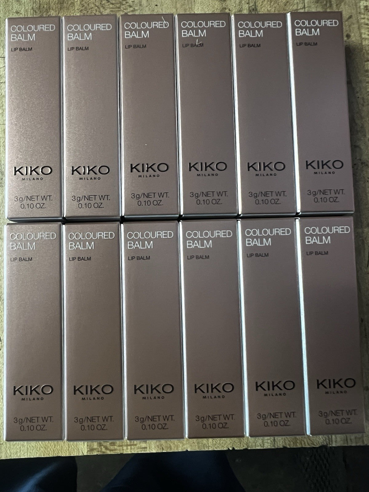 KIKO MILANO Coloured Balm Lip Balm Almond 3g - Pack of 12