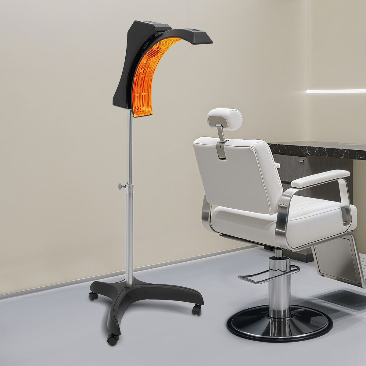 Professional Standing Hair Color Processor Vertical Hair Dryer with Adjustable Height