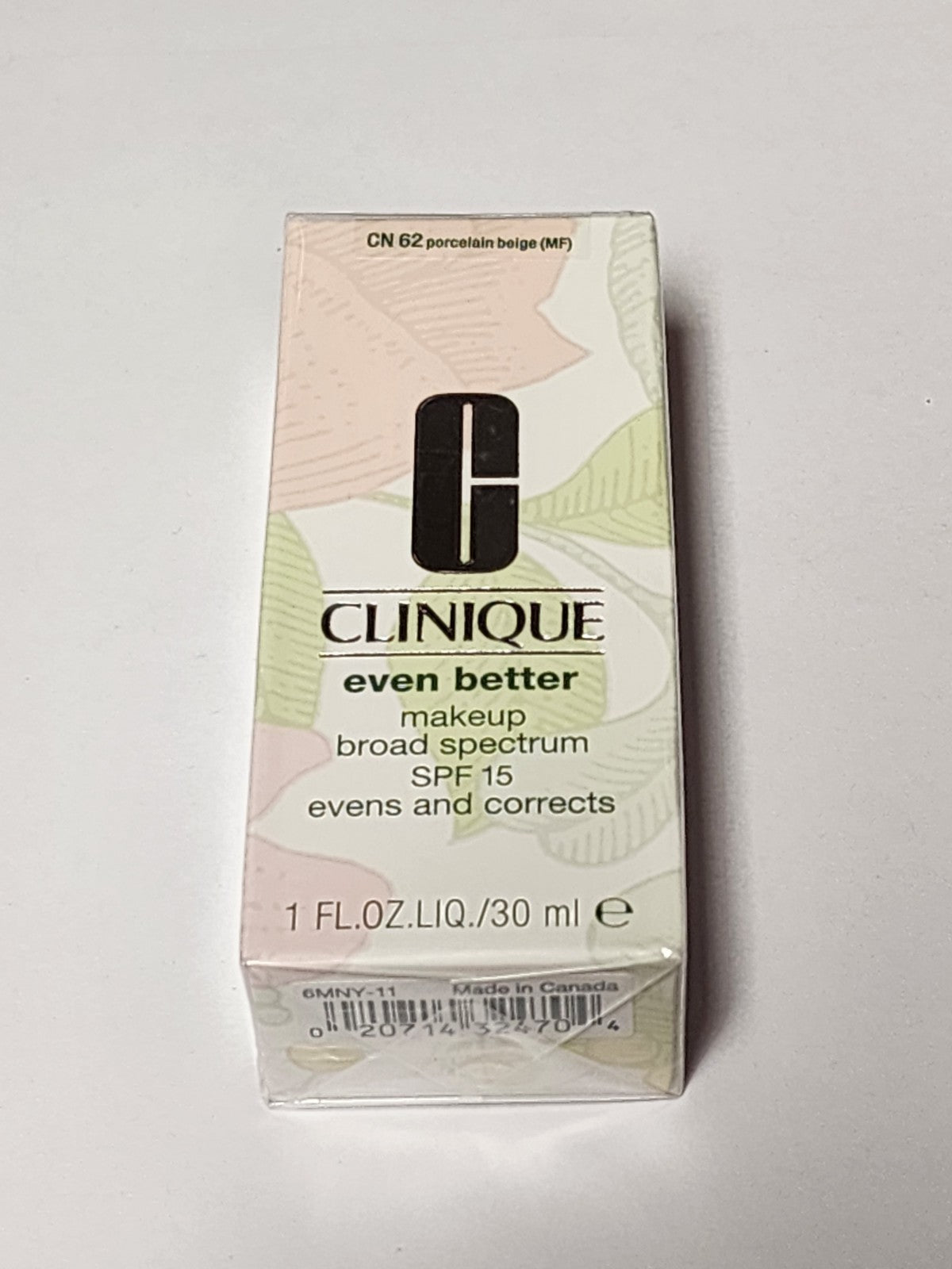 Clinique Porcelain Beige Even Better Makeup Foundation SPF 15 Sealed