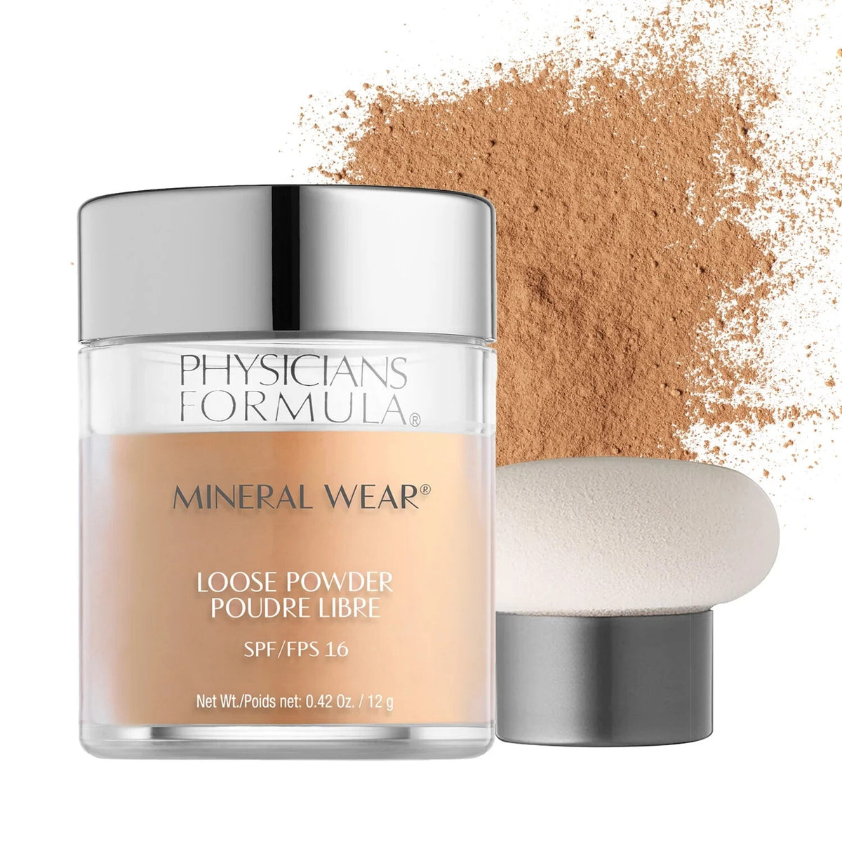 Mineral Wear Loose Powder SPF 16 - Skin-Perfecting Face Makeup with Shade Options