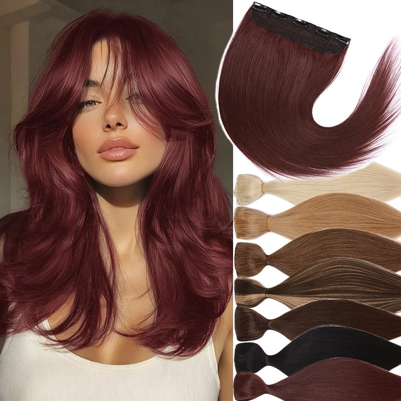 Remy Human Hair Extensions - Clip-In Full Head Set, 3/4 Thickness, 10-40 Inches