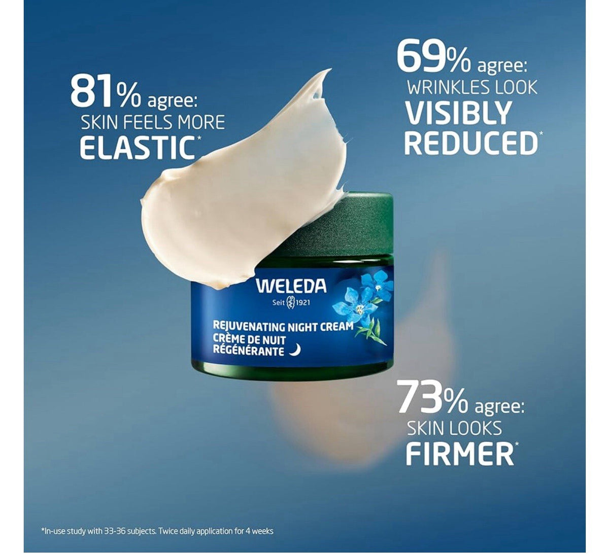 Rejuvenating Night Face Cream with Plant-Based Hydrators - 1.3 oz