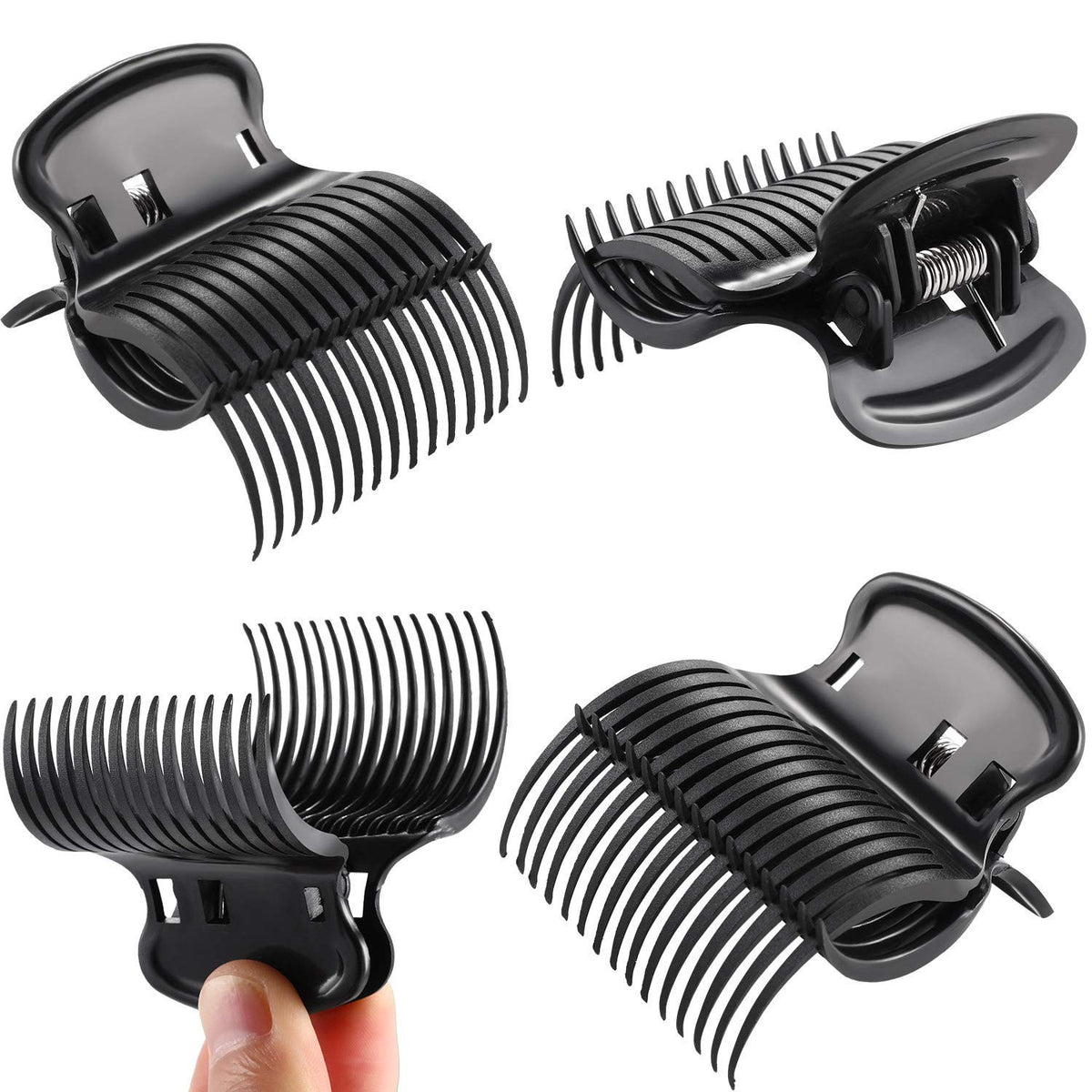 Plastic Hot Roller Clips Set for Perfect Curls - Heat Resistant Hair Styling Accessories