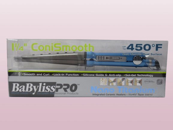 BabylissPro Nano Titanium Curling Iron 1.25-inch Professional Hair Styler