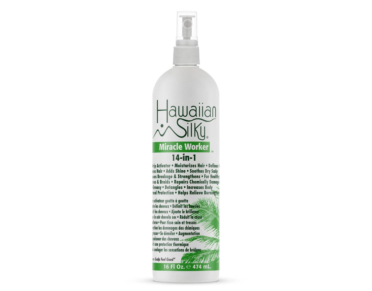Hawaiian Silky 14-in-1 Miracle Worker Moisturizer Hair Spray 16 Fl Oz