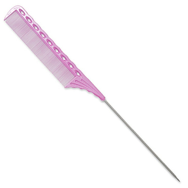 YS Park 116 Super Winding Pin Tail Grip Comb - Pink Hair Styling Tool