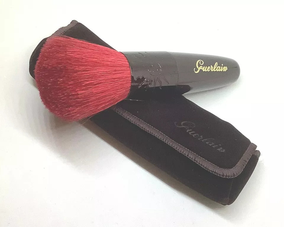 Guerlain Terracotta Bronzing Powder Brush - Soft Natural Bristles, NIB with Pouch
