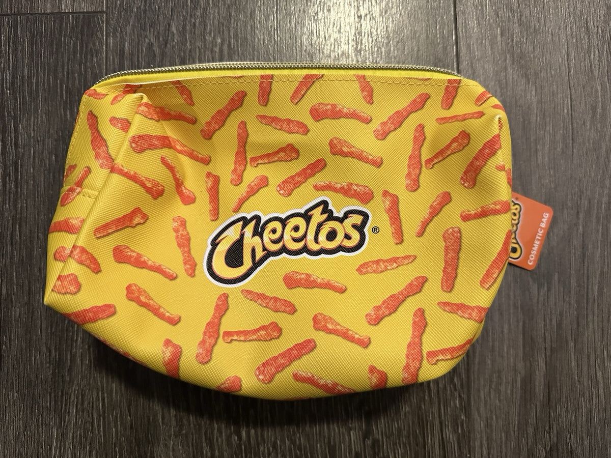 Cheetos Snack Food Makeup Bag Case - Food-Themed Cosmetic Tote