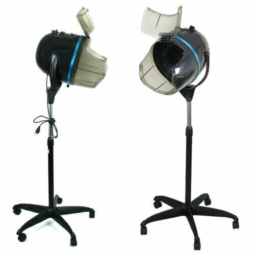 Adjustable Height Salon Hair Dryer with Hot Perm & Hair Treatment 1300W - 2 Pack