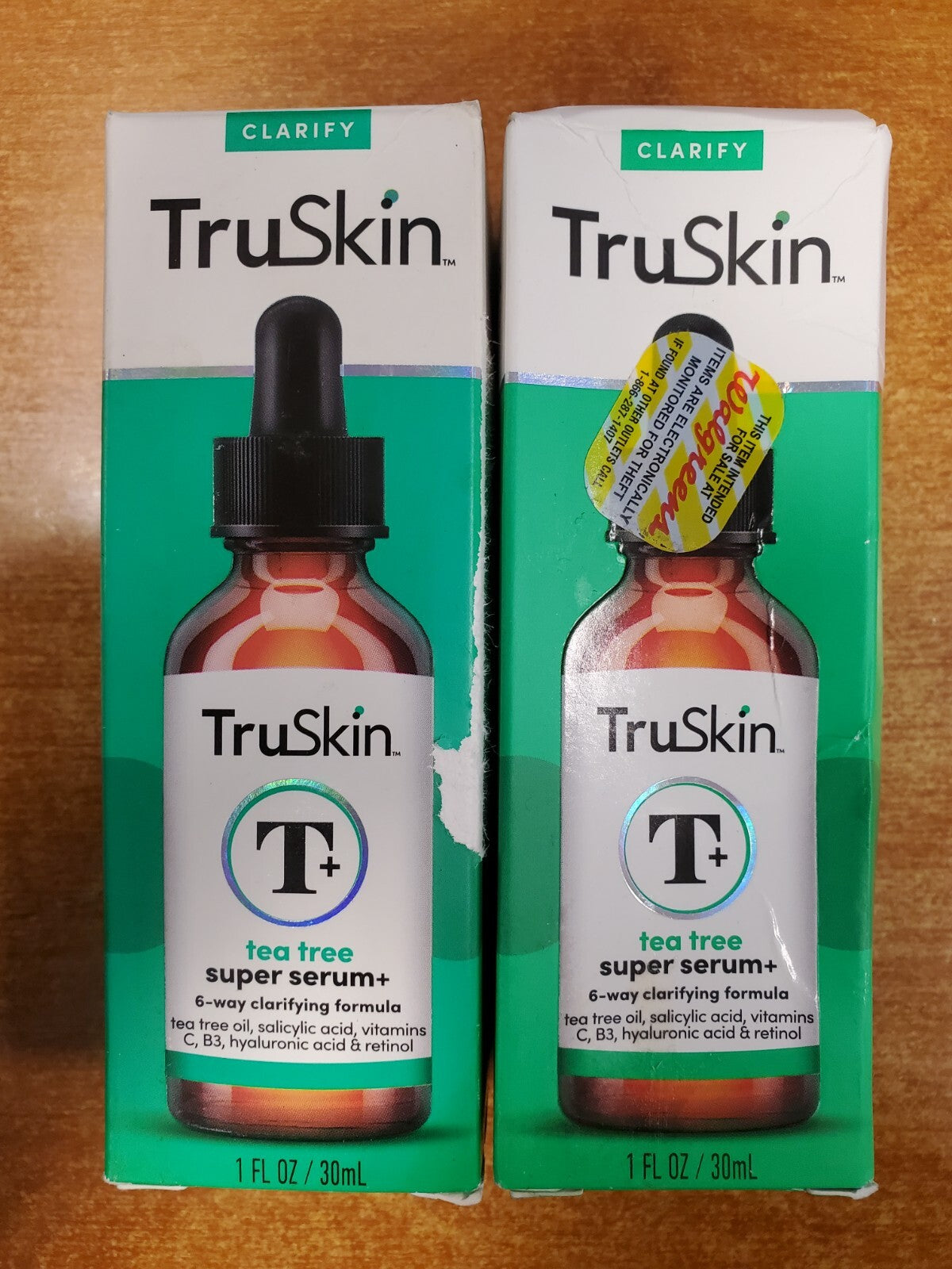 Tea Tree Oil Face Serum for Acne & Clarifying Skin - 2 Pack 1 oz