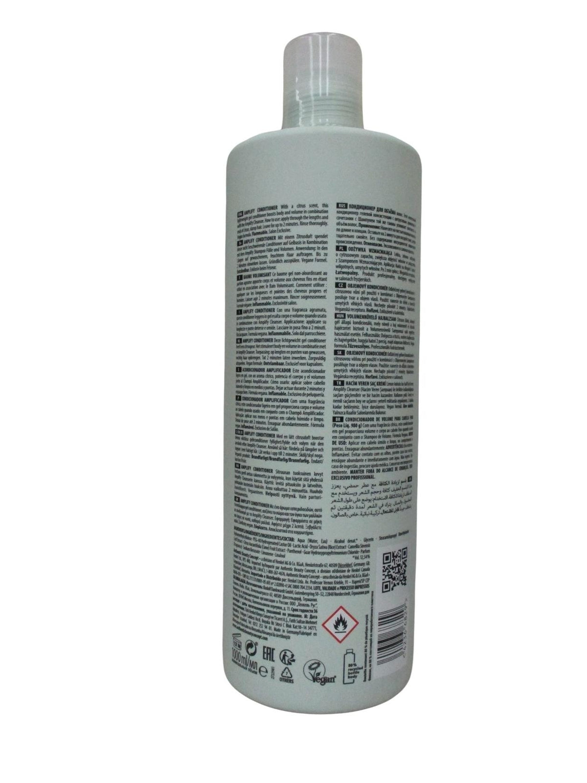 Vegan Hair Conditioner for Fine Hair - Amplify Volume & Body 33.8 fl oz