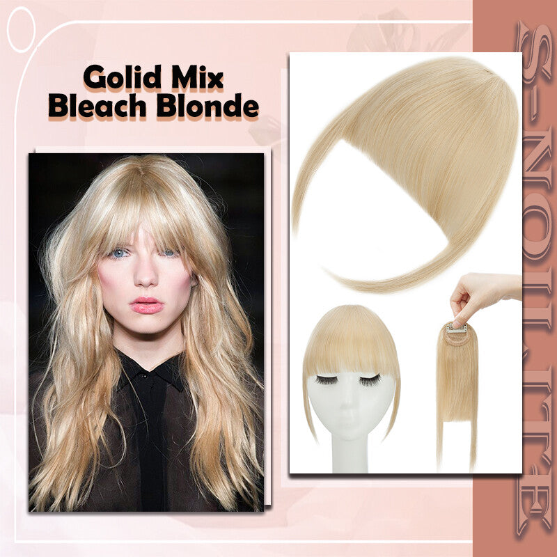 French Style Clip-In Bangs Hair Extensions - 11 Inches Natural Look