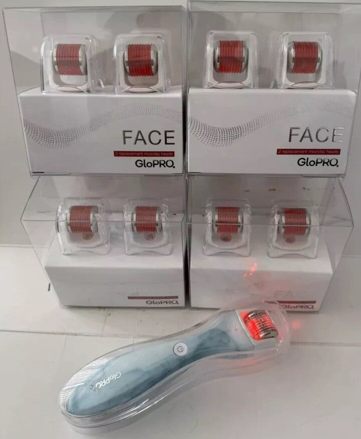 Micro Regeneration Facial Tool Set with Battery & Replacement Heads - Skin Care