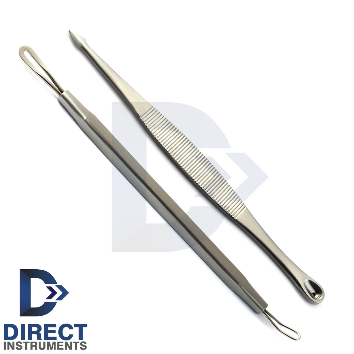 2 Pack Comedone Extractor Blackhead Pimple Remover for Acne & Blemishes