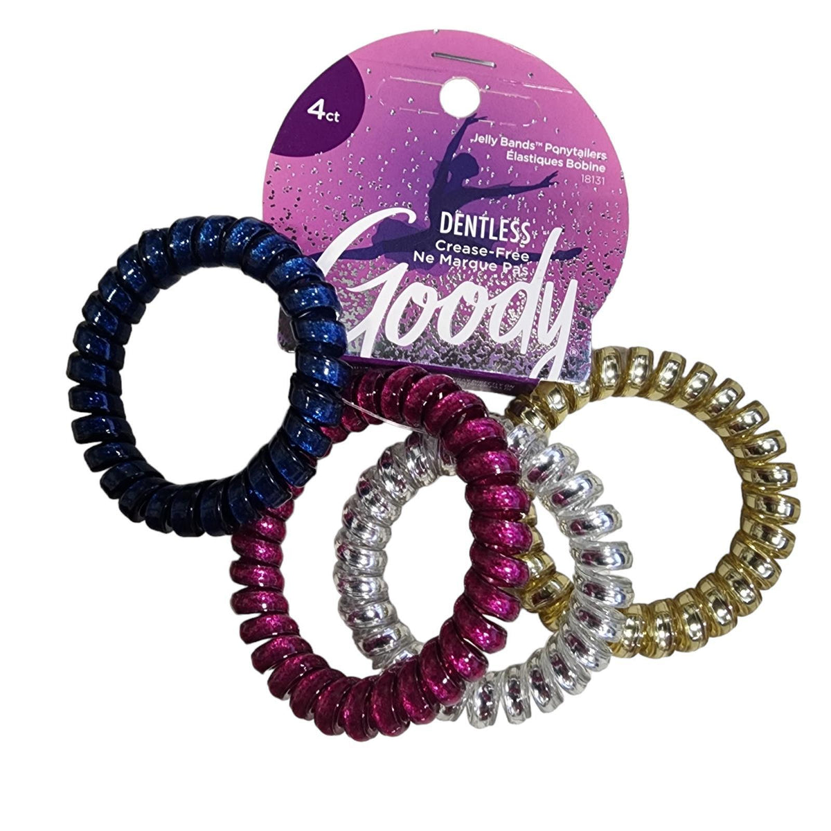 Goody Spiral Jelly Band Hair Tie and Bobby Pin Lot