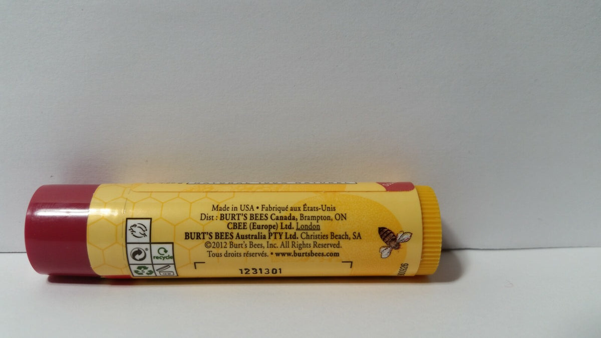 Burt's Bees Lip Balm Assorted Flavors & Quantities Natural Moisturizing