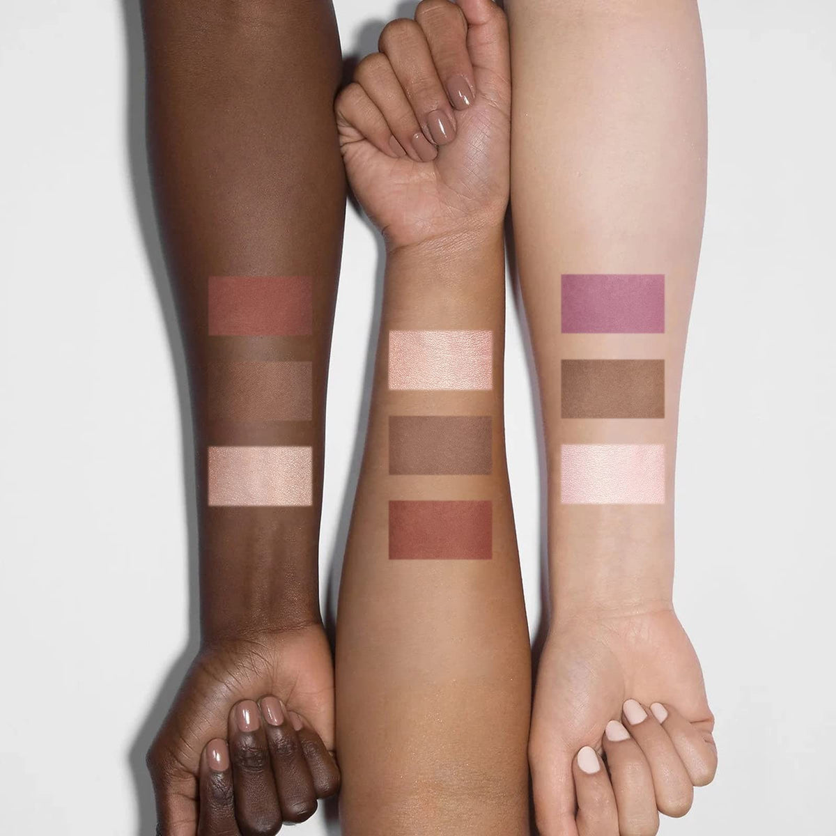 3-in-1 Blush and Highlighter Palette Waterproof Long-Lasting Face Makeup