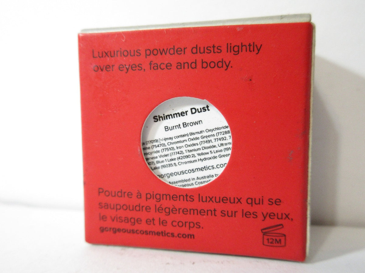 Loose Pigments & Glitter Eye Shadow - Burnt Brown Shimmer Dust