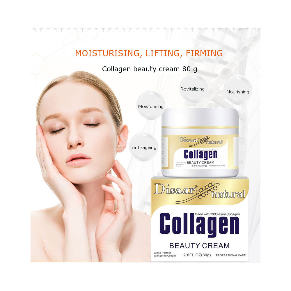Pure Collagen Anti-Aging Face Cream - Moisturizing & Wrinkle Repair 80g