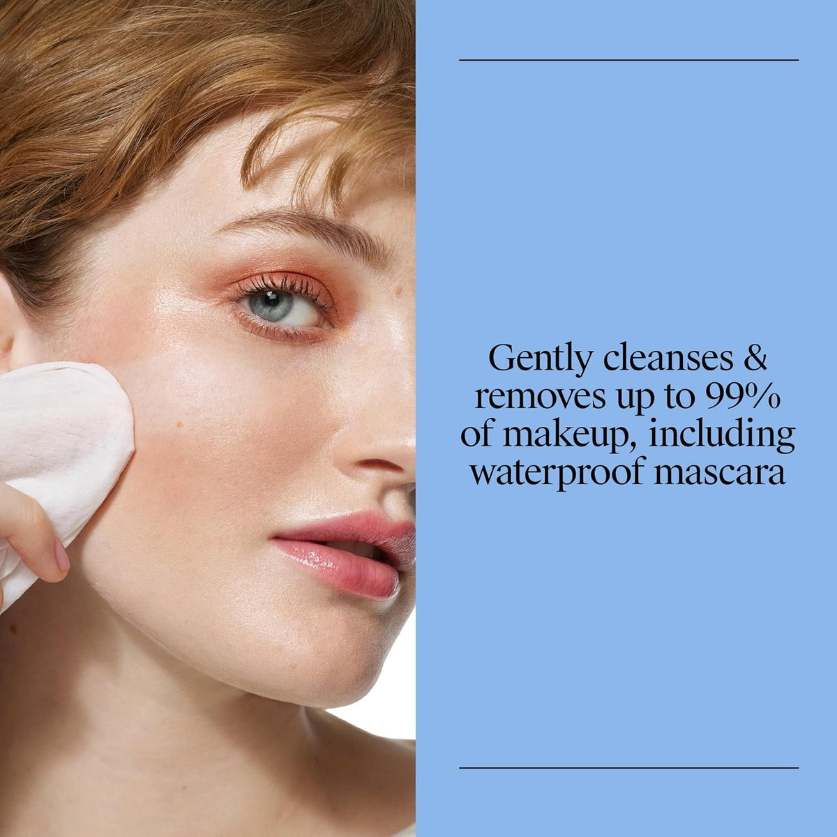 Makeup Remover Wipes Alcohol-Free Sensitive Skin Face Cleansing Cloths
