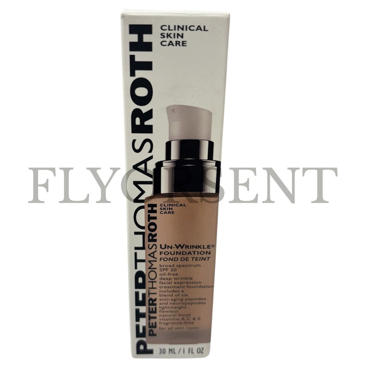 Un-Wrinkle Foundation SPF 20 - Tan, 1 oz | Lightweight Face Makeup