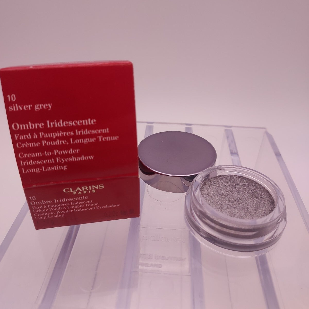 Clarins Iridescent Cream to Powder Eyeshadow - Silver Grey, 0.2oz