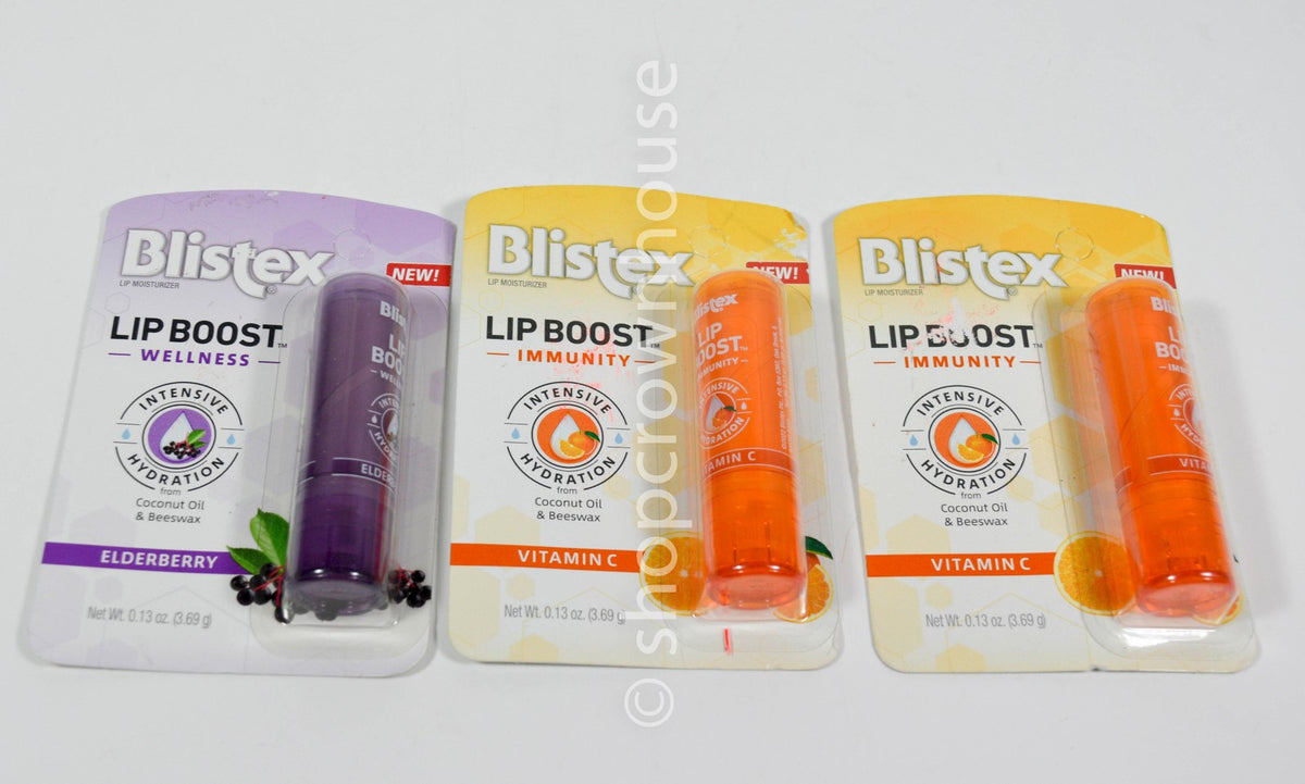 Vitamin C & Elderberry Lip Balm with Coconut Oil - 2 Pack