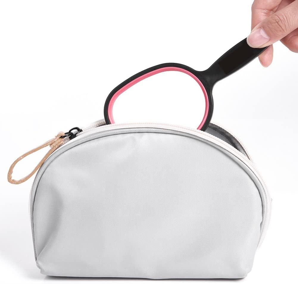 Lightweight Handheld Mirror with Handle for Makeup & Travel - Compact, Unbreakable, 1X Magnification