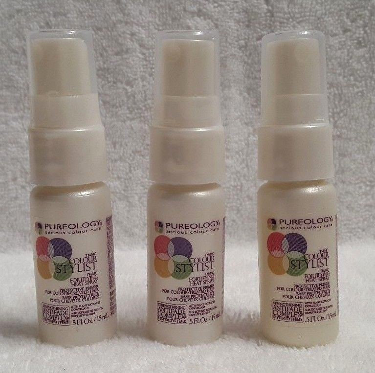 Pureology Colour Stylist Heat Protection Spray Pack of 3 - Travel Size