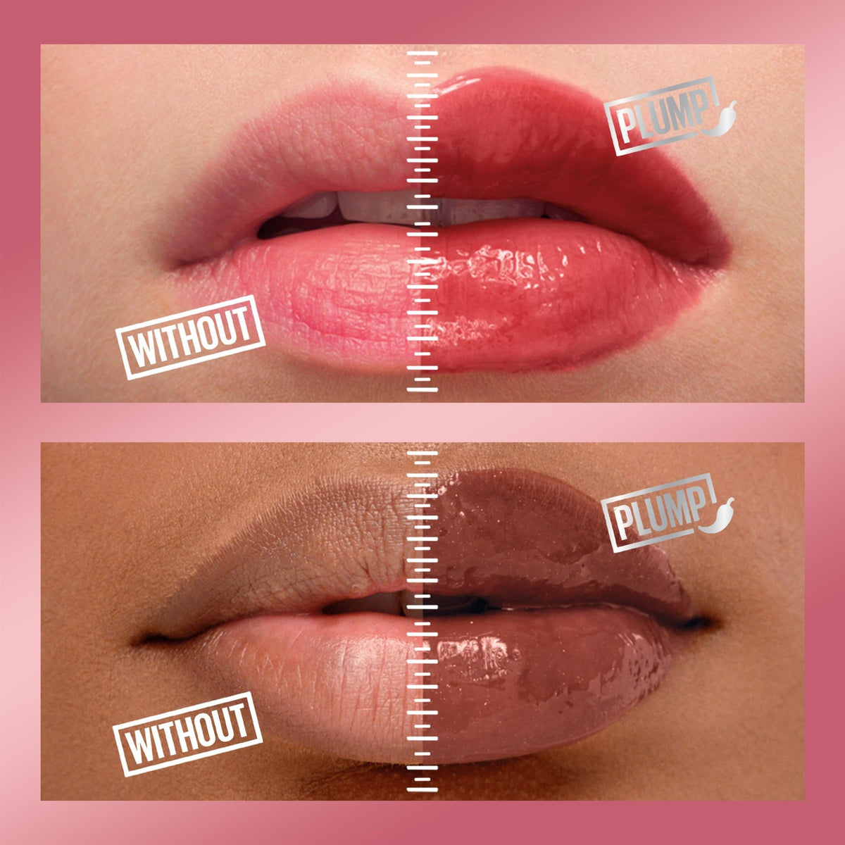 Maybelline Lip Plumper Gloss Peach Fever Intense Heat, 0.18 Fl Oz