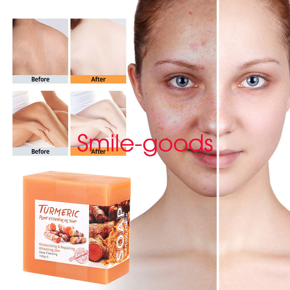 Turmeric Soap for Whitening & Acne Treatment - Natural Brightening 100g