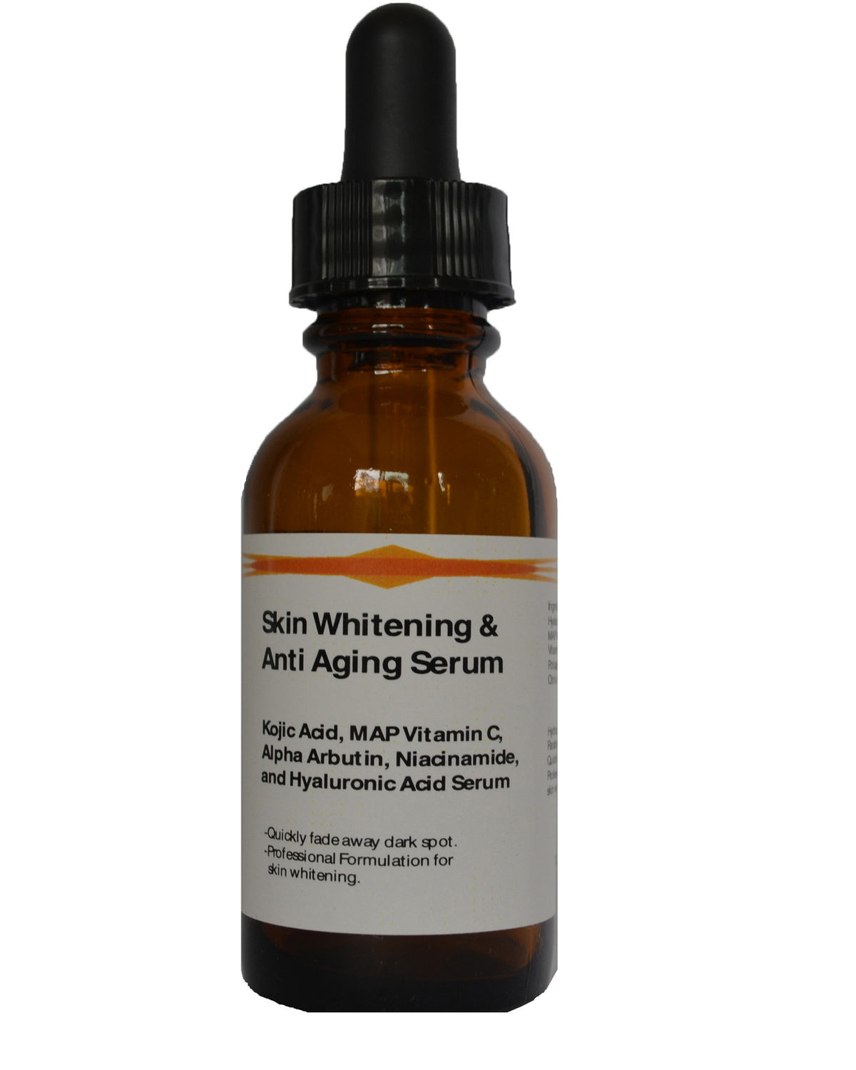 Skin Whitening Serum with Kojic Acid, Vitamin C, Arbutin & Hyaluronic Acid