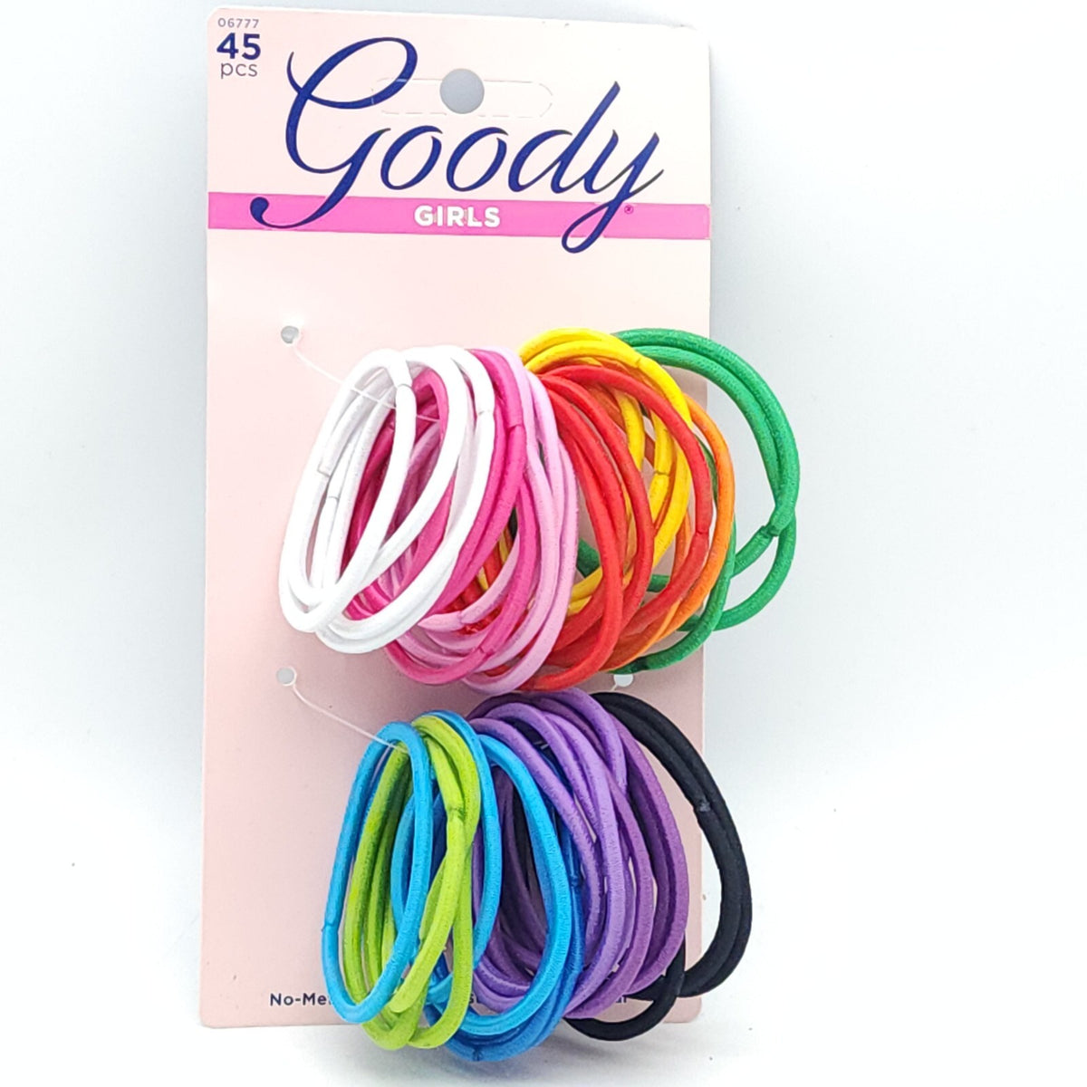 Goody Girls Ouchless Braided Elastics, 4 mm, Assorted colors (45