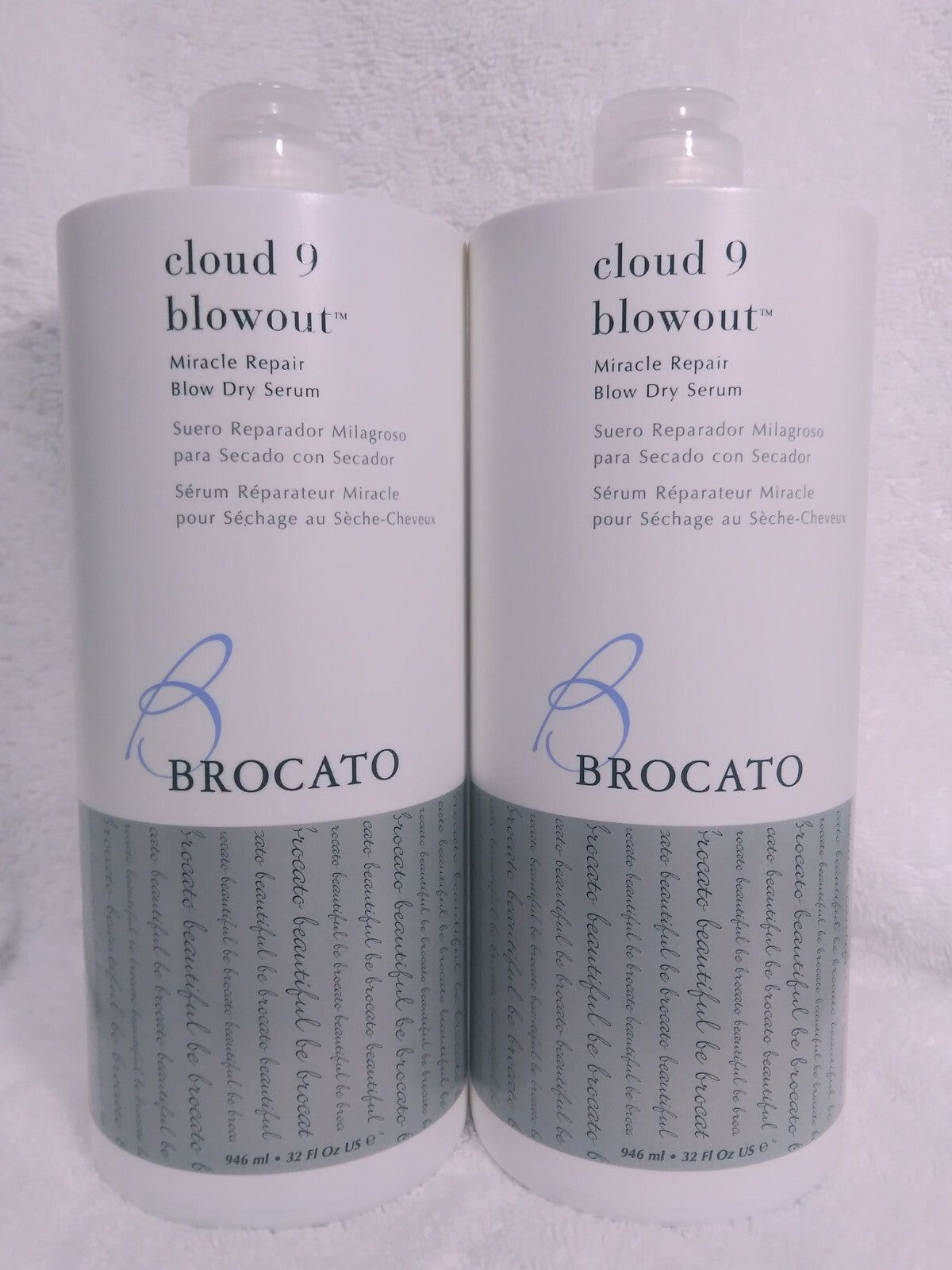 Brocato Cloud 9 Blowout Miracle Repair Blow Dry Serum, 32 oz (2-Pack)