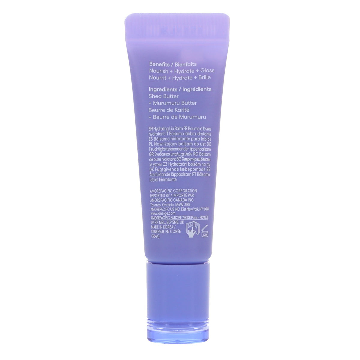 Hydrating Blueberry Lip Balm - Sheer Shine & Moisturization 0.35 oz