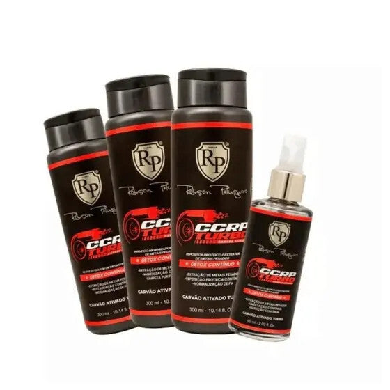Detox Hair Care Kit with Activated Charcoal - 4 Step Deep Cleansing Treatment
