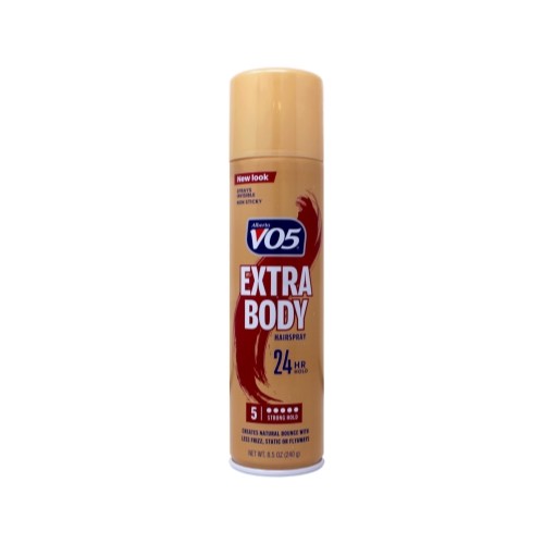 Vo5 Extra Body Crystal Clear Hairspray 8.5oz 6 Pack - Strong Hold