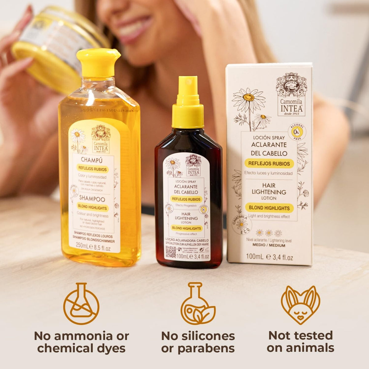 Camomile Blonde Hair Lightening Lotion - 2 Pack, 100ml