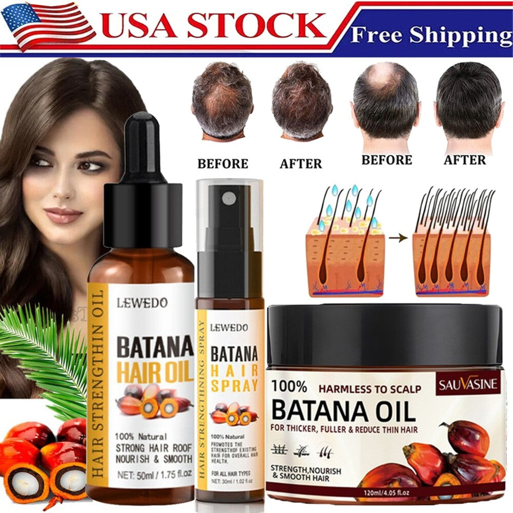 Batana Hair Oil - Repair Damaged Hair & Reduce Breakage
