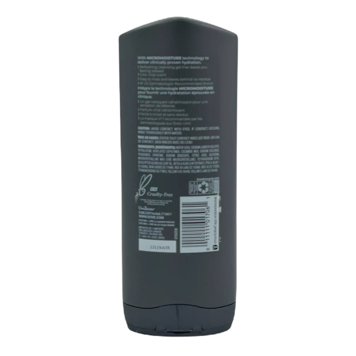 Dove Men Blue Eucalyptus + Birch 2-in-1 Shampoo Conditioner & Body