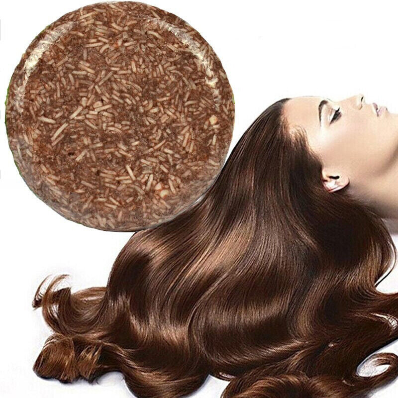 Hair Darkening Shampoo Bar for Gray Hair Reversal Organic Natural Essence
