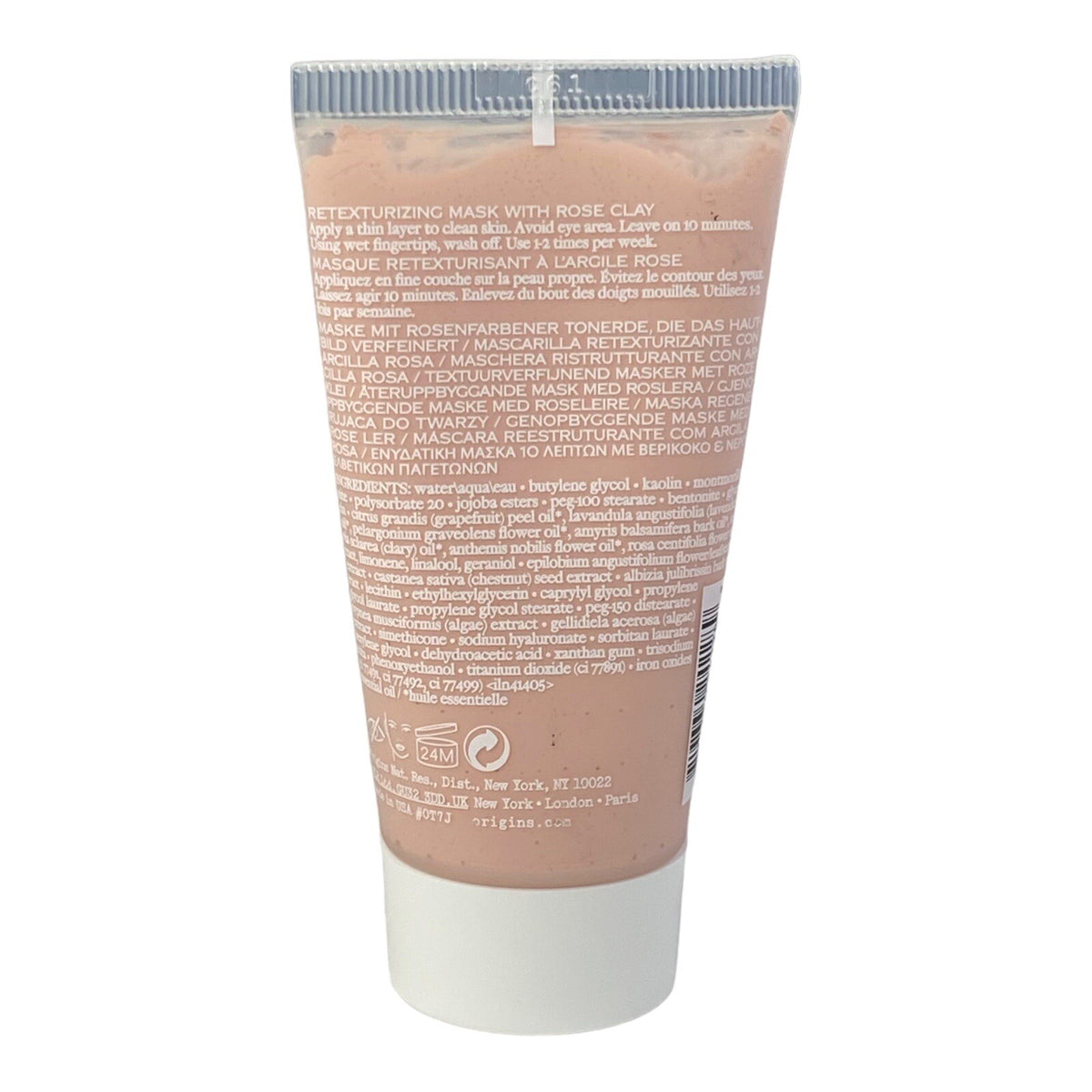 Rose Clay Retexturizing Mask - 1oz Travel Size